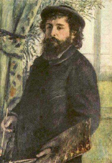 Pierre-Auguste Renoir Portrait of Claude Monet, china oil painting image
